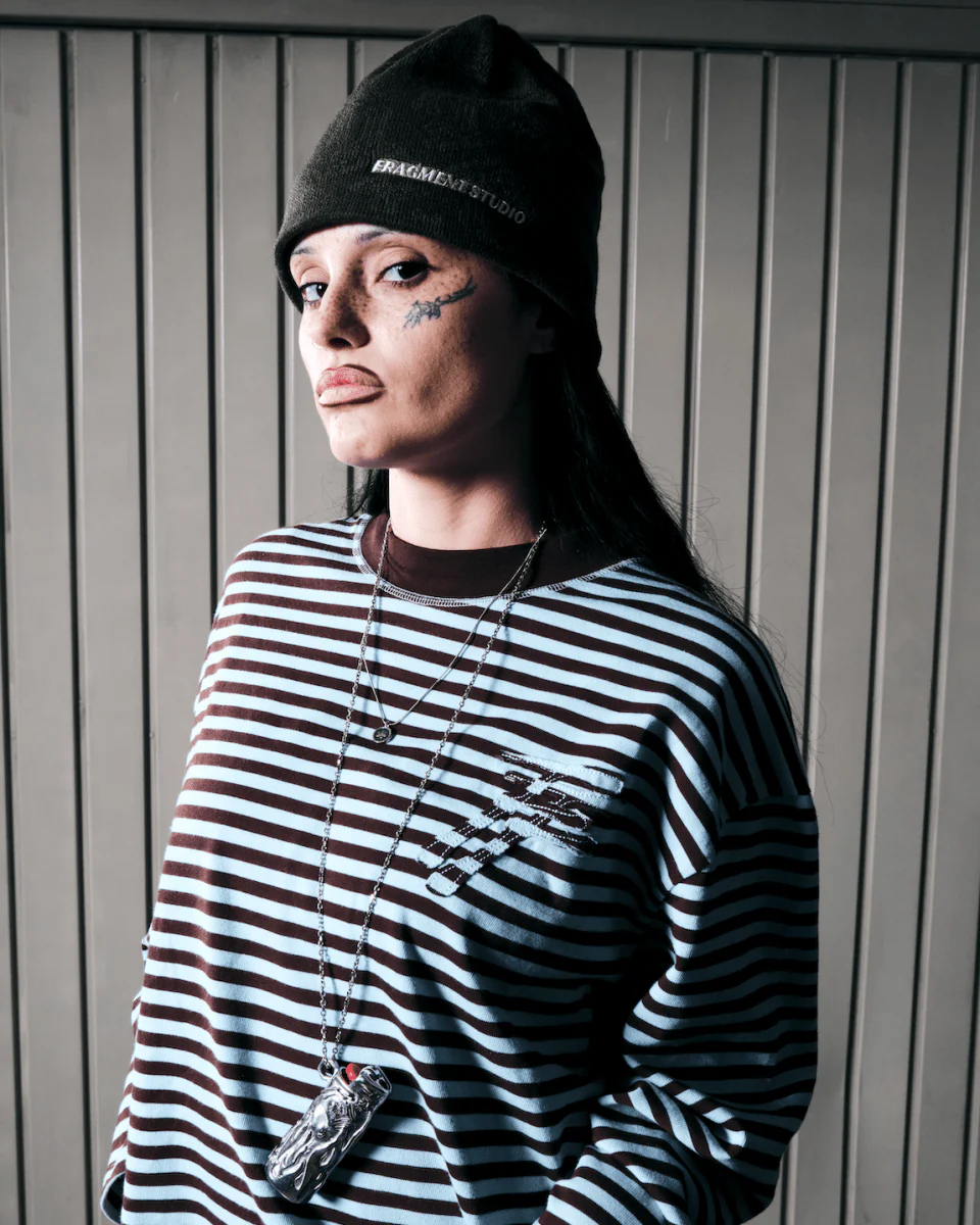 BEANIE MONOGRAM - KHAKI - Image 4