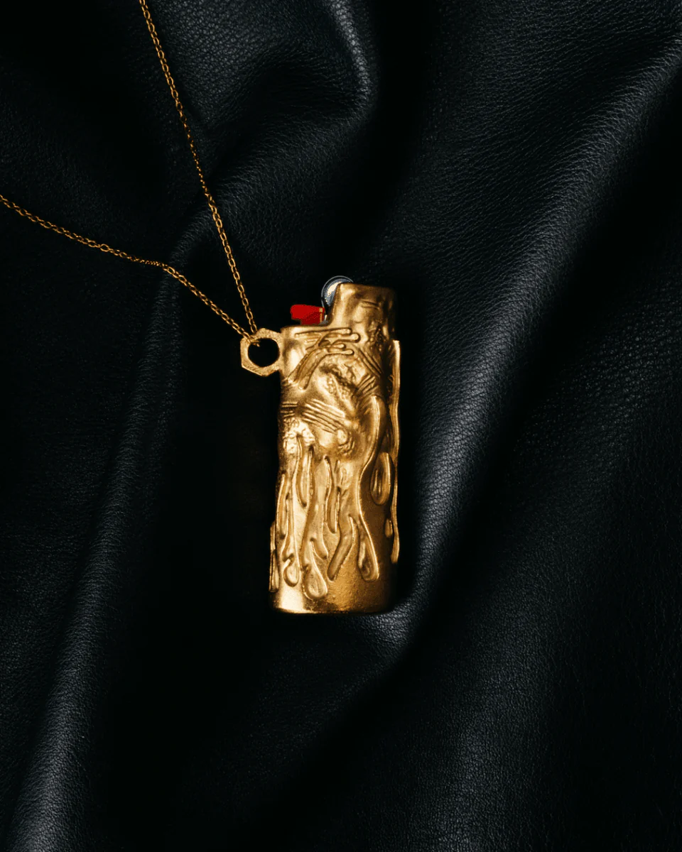 FLAME LIGHTER HOLDER [GOLD] - Image 3