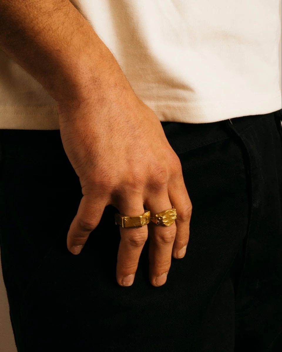 FLAME SIGNET RING [GOLD] - Image 3