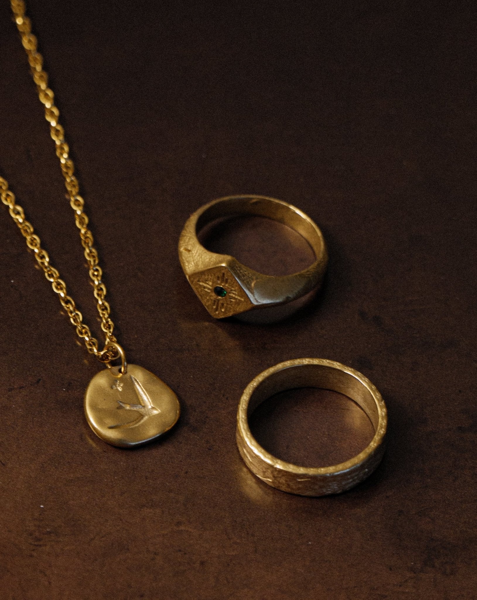 Green Ray Ring [Gold] - Image 4