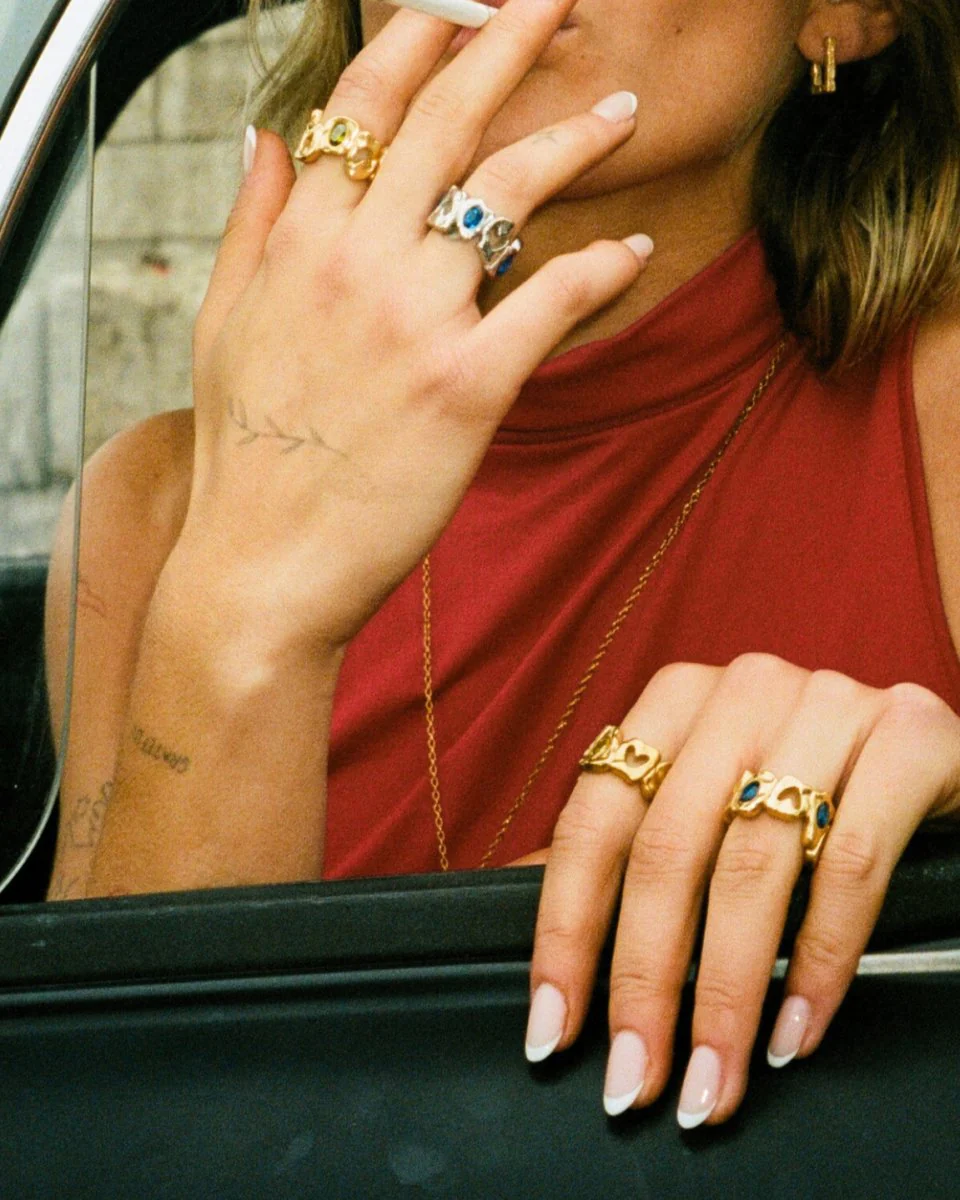 HEARTLESS RING [GOLD] - YELLOW TOPAZ - Image 2