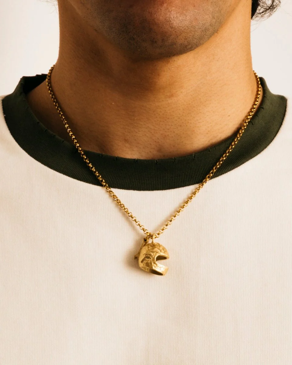 HELMET PENDANT [GOLD] - Image 2
