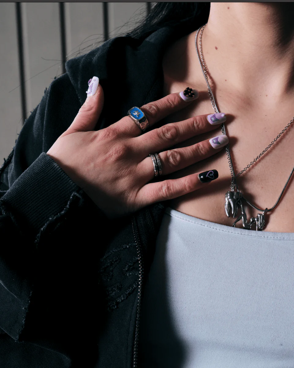 LINE RING - BLACK - Image 3