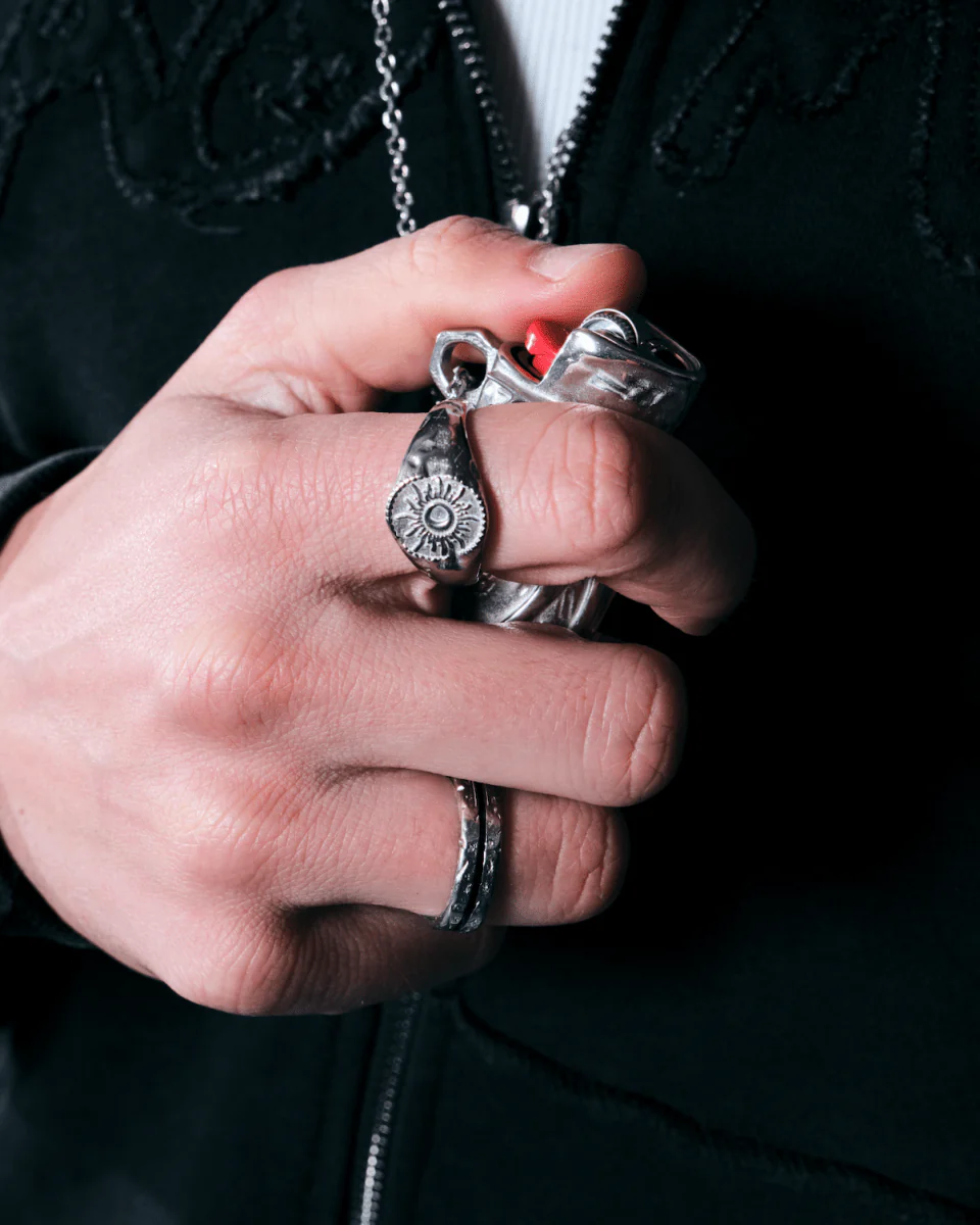 LINE RING - BLACK - Image 4