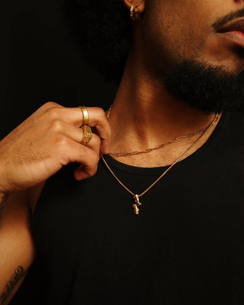 MAGMA NECKLACE [GOLD] - Image 3