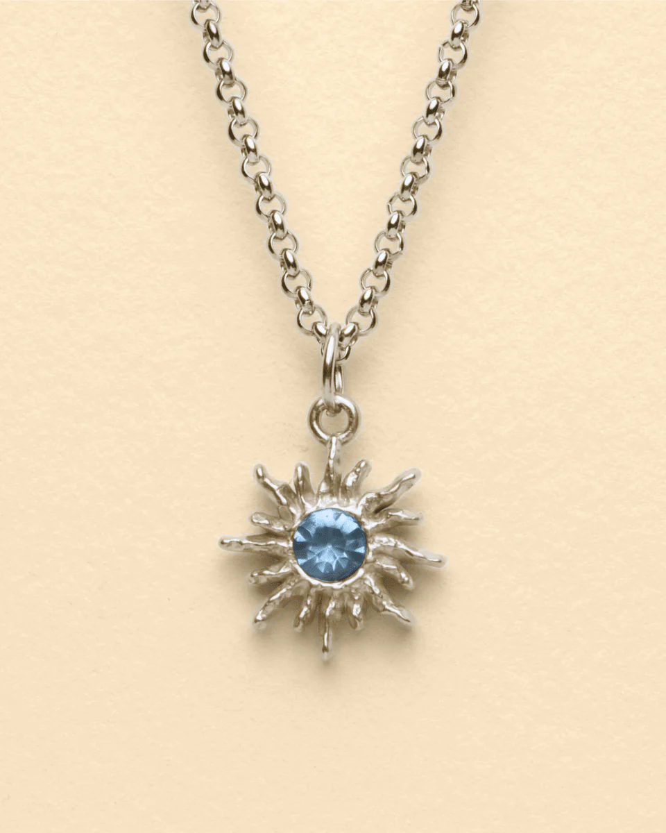 SOLAR FLARE NECKLACE - BLUE