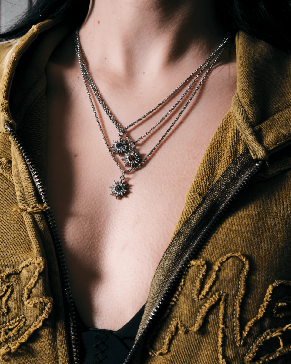 SOLAR FLARE NECKLACE - RED - Image 2